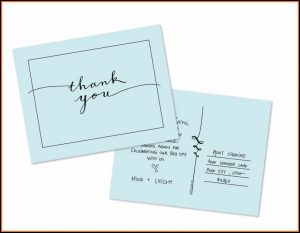 Thank You Postcard Template Free