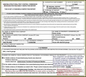 Va Pest Inspection Form