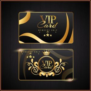 Vip Card Design Template