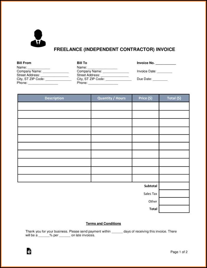 Water Damage Invoice Template