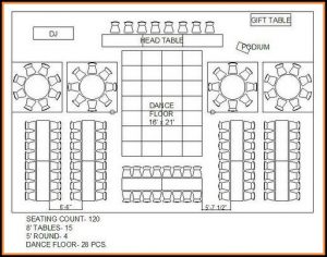 Wedding Floor Plan Template
