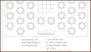 Wedding Table Floor Plan Template