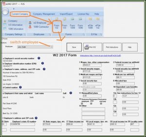 2009 W 2 Form Fillable