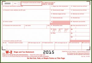 2015 W2 Form Printable