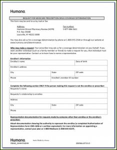 Aarp Medicare Part D Prior Auth Form