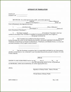 Birth Certificate Translation Template Pdf