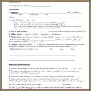 Blank Last Will And Testament Forms For Free