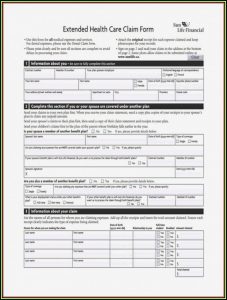 Blue Cross Extended Health Care Form