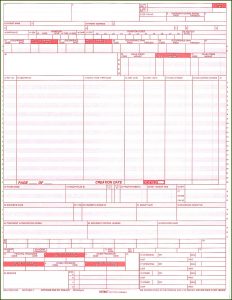 Cms 1450 Claim Form Sample