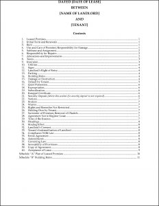 Commercial Lease Forms Ontario