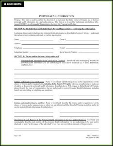 Delta Dental Hipaa Form