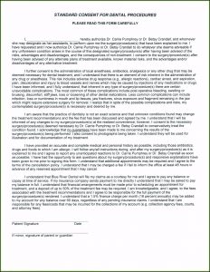 Dental Hipaa Consent Form