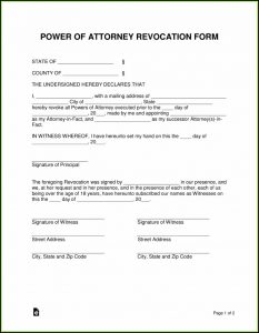 Example Of Durable Power Of Attorney Form