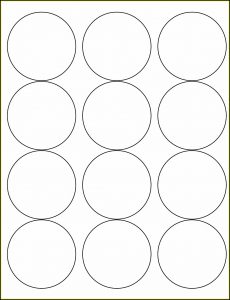 2.5 Inch Round Template