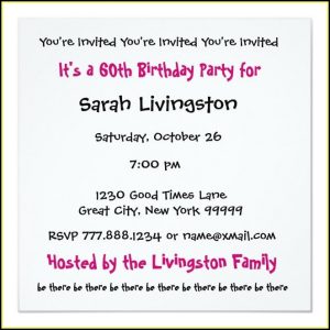 30th Birthday Party Invitation Template