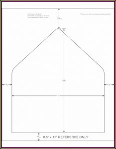 9x12 Envelope Printing Template