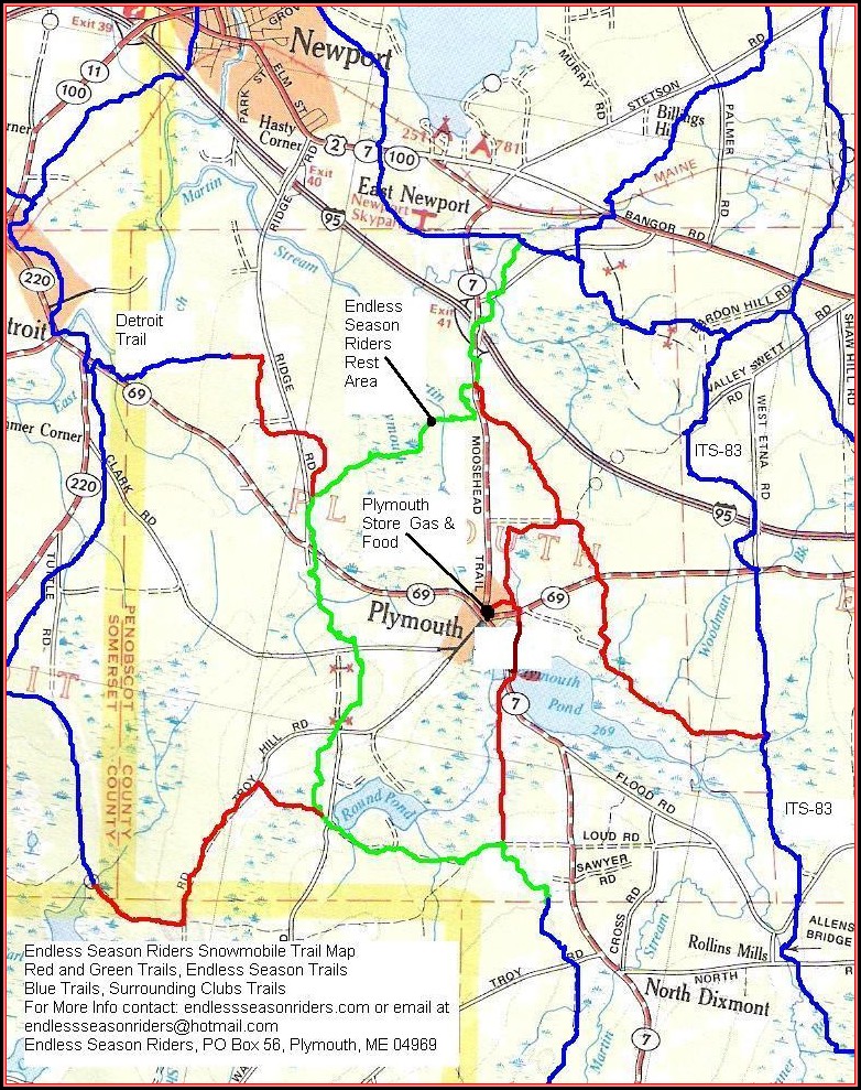 Adirondack Snowmobile Trail Maps
