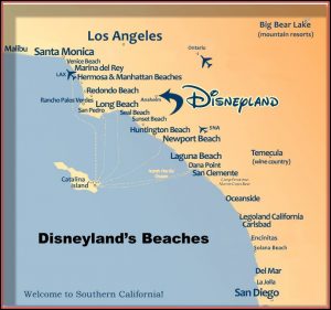 Anaheim Hotels Map