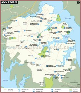 Annapolis Md Hotel Map