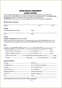 Apartment Lease Template Pdf