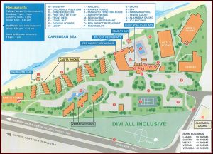 Aruba Palm Beach Hotels Map