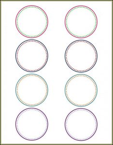 Avery 2.5 Inch Circle Template