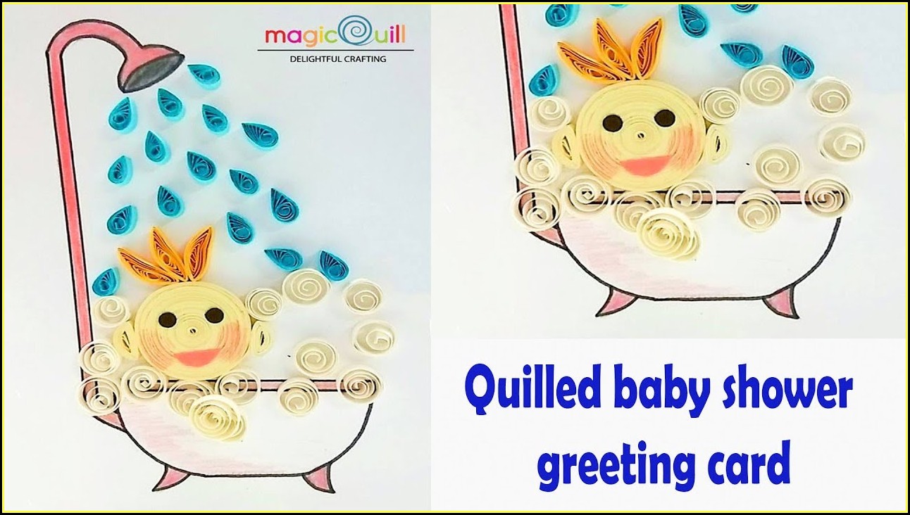 Baby Shower Greeting Card Template Free