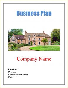 Bed And Breakfast Business Plan Template