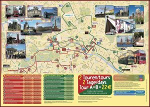 Berlin City Hop On Hop Off Tour Map