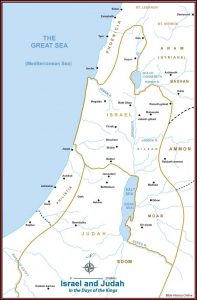 Biblical Maps Of Israel And Judah