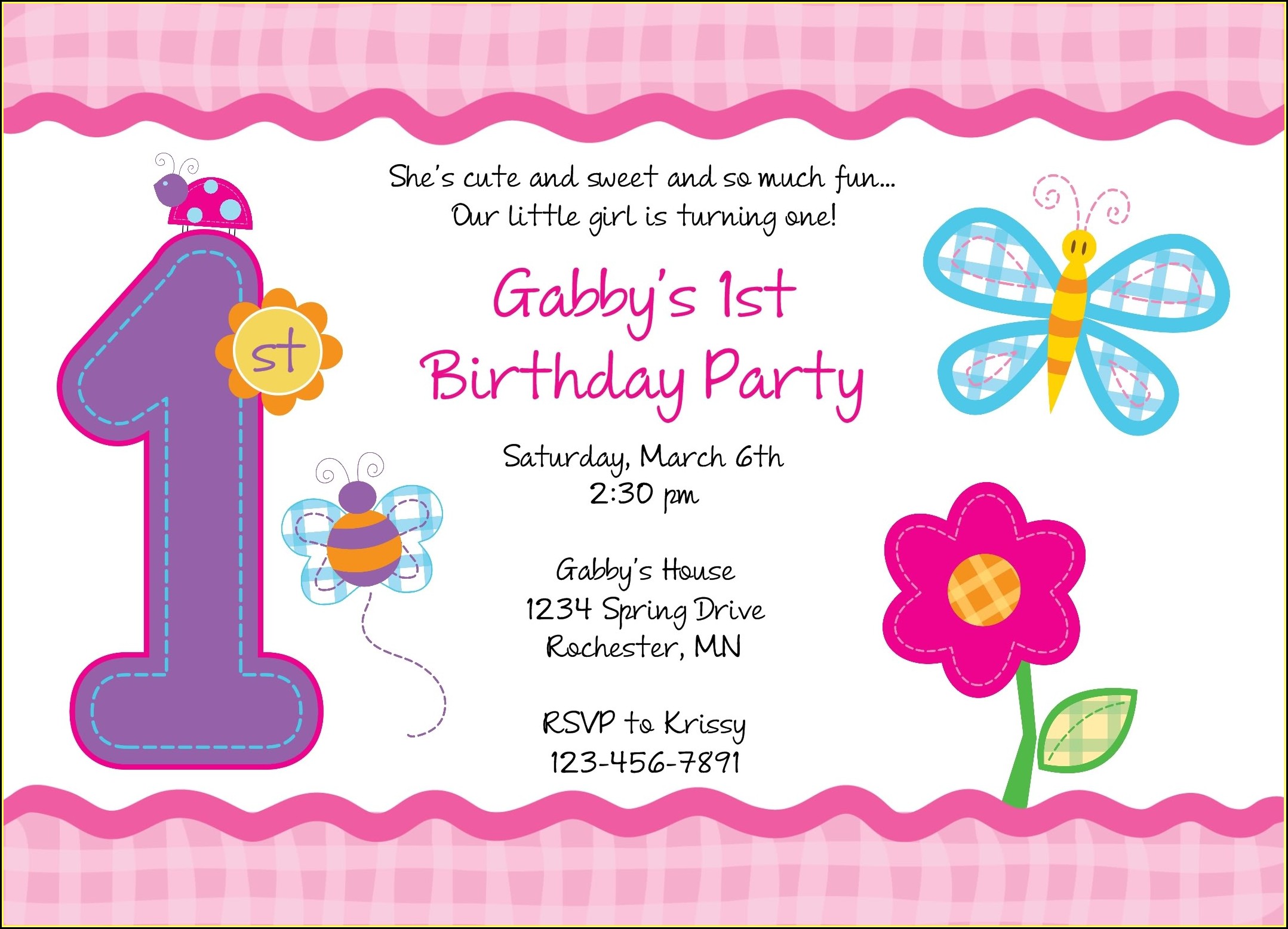 Birthday Party Invitation Templates Word