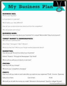 Boutique Business Plan Template Free