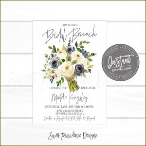 Bridal Shower Brunch Invitation Template