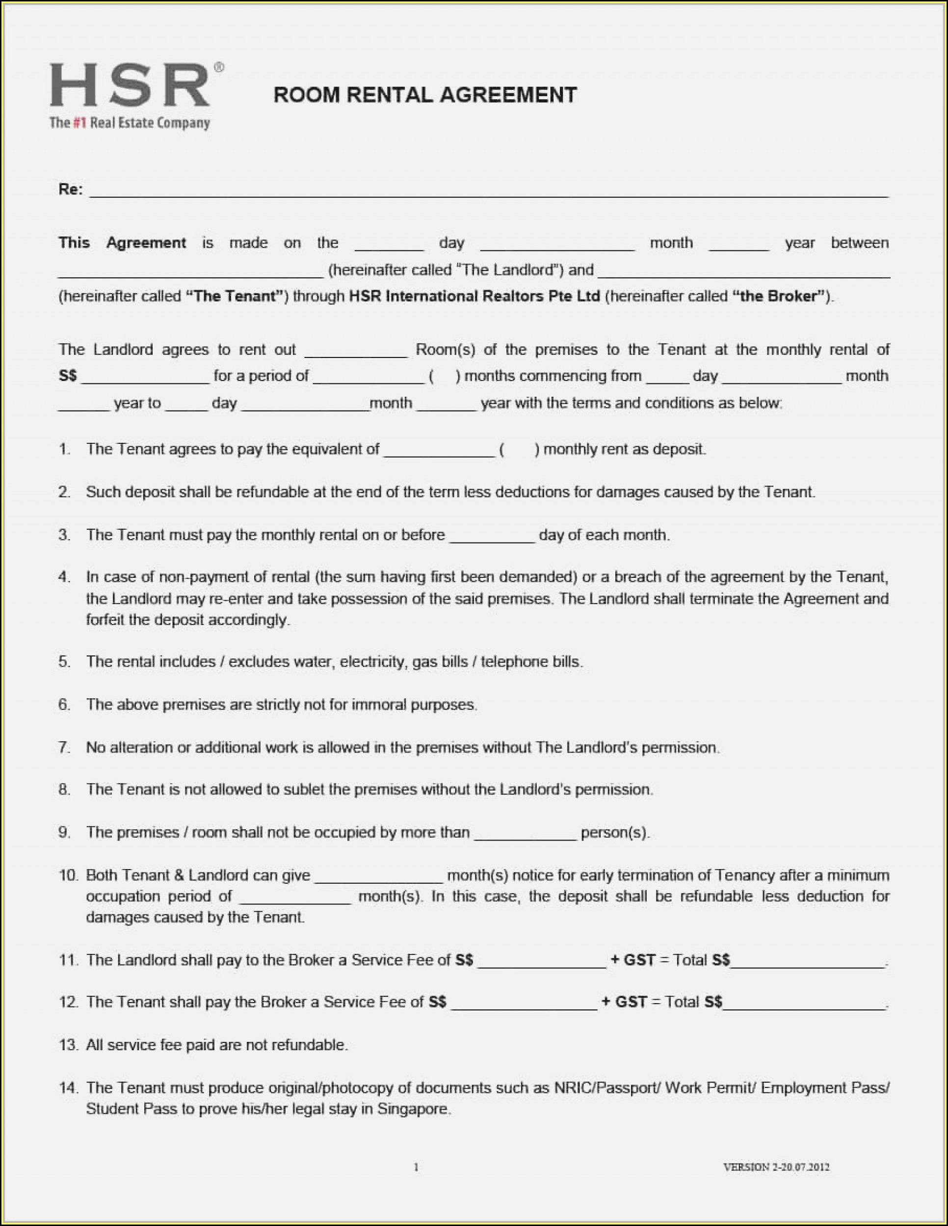 Car Parking Lease Agreement Template