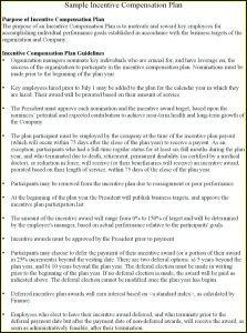 Compensation Plan Template Free Download