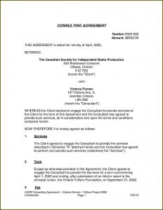 Consultancy Terms And Conditions Template