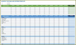 Daily Personal Budget Excel Template