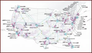 Dark Fibre Coverage Map