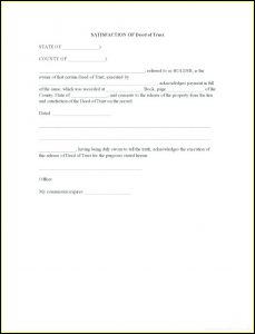 Deed Of Trust Template Australia