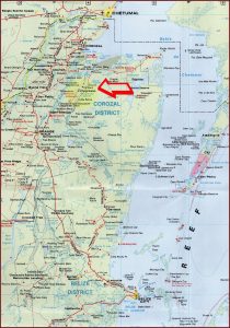 Detailed Road Map Of Belize