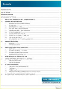 Direct Debit Mandate Form Template Ireland
