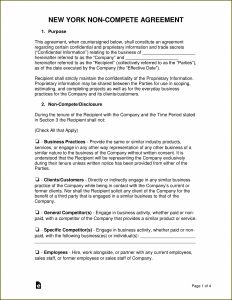 Employee Non Disclosure Non Compete Agreement Template