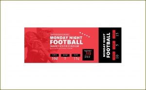 Event Ticket Template Word Free