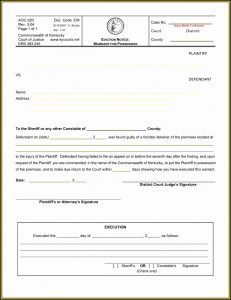 Eviction Notice Template Michigan