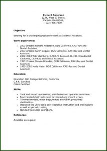 Free Dental Resume Templates