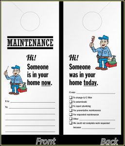 Free Download Door Hangers Templates