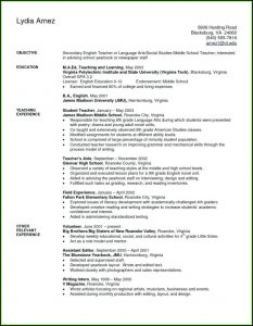 Free Elementary Teacher Resume Templates