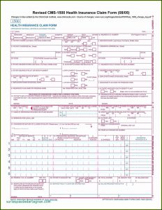 Free Hcfa 1500 Claim Form Template