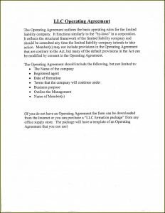 Free Illinois Llc Operating Agreement Template