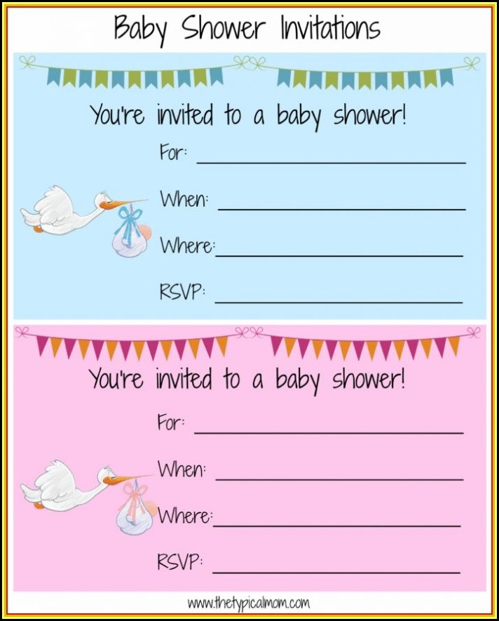 Free Monkey Baby Shower Invitation Templates
